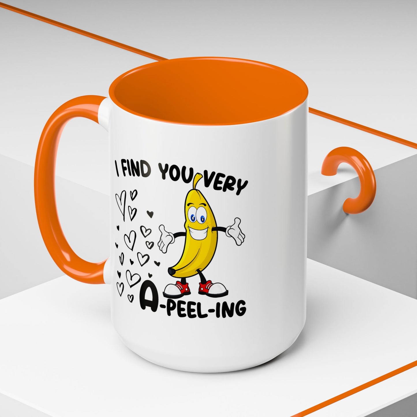 Adult Mug - I Find You Very A-Peel-Ing