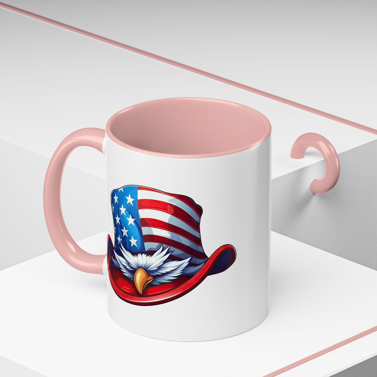 4th of July Mug - Bald Eagle American Hat