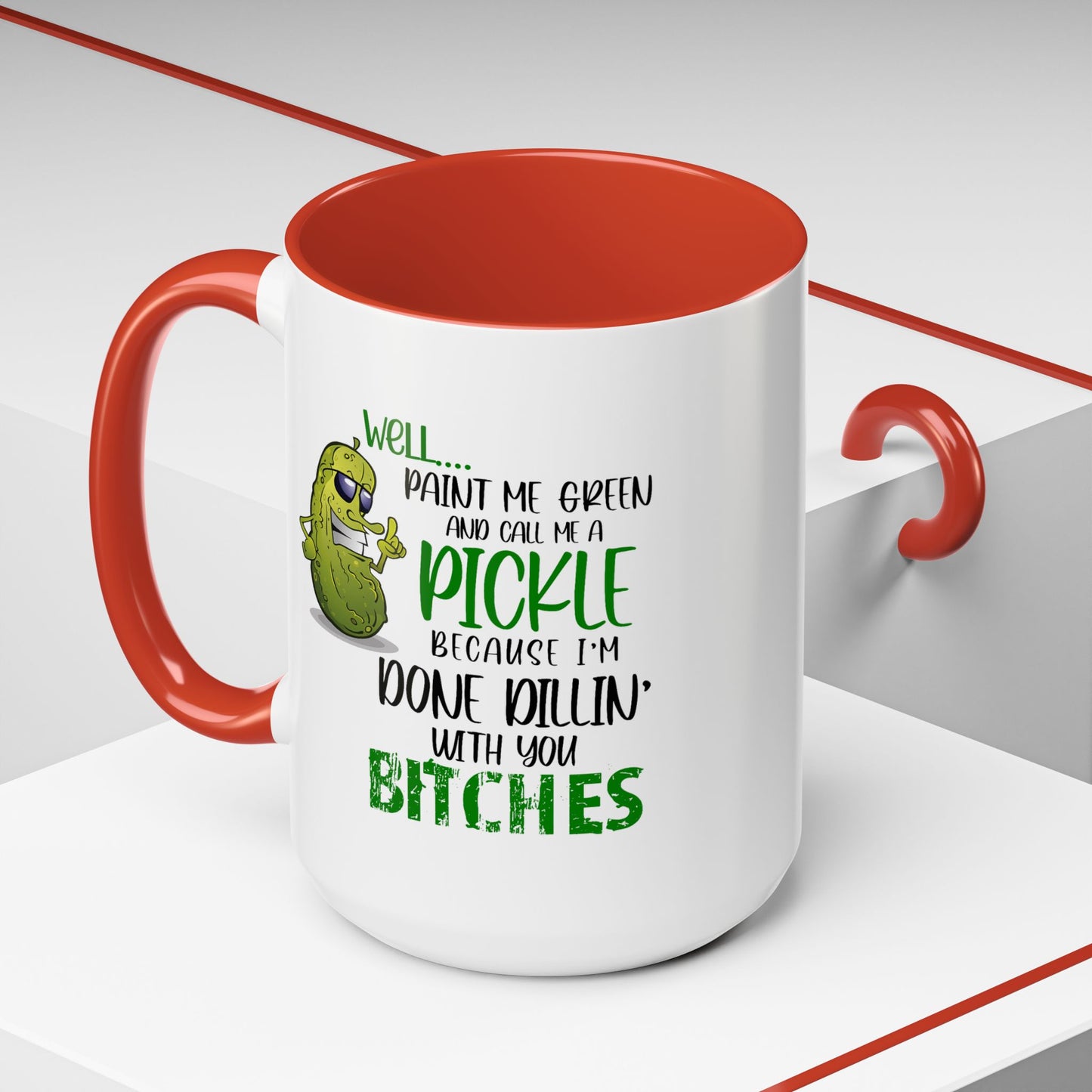 Adult Mug - Well Paint Me Green