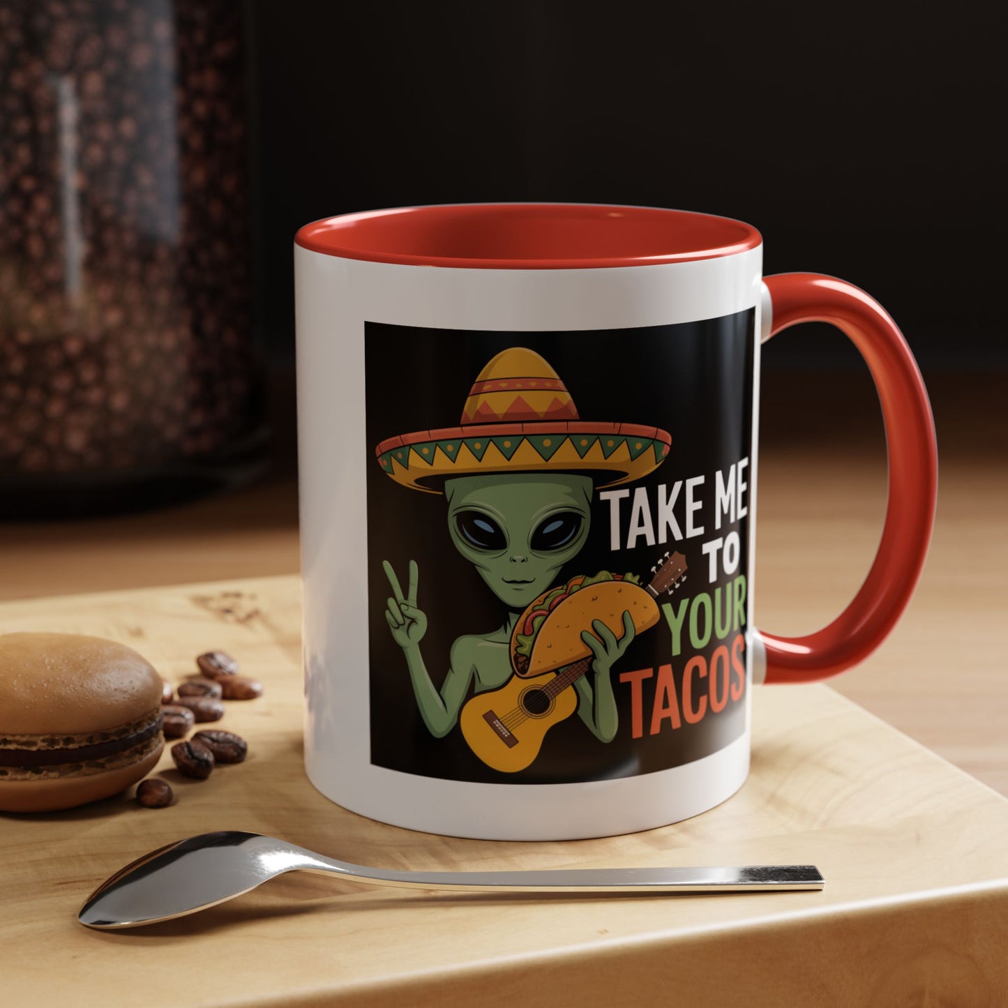 Alien Mug - Take Me To Your Tacos