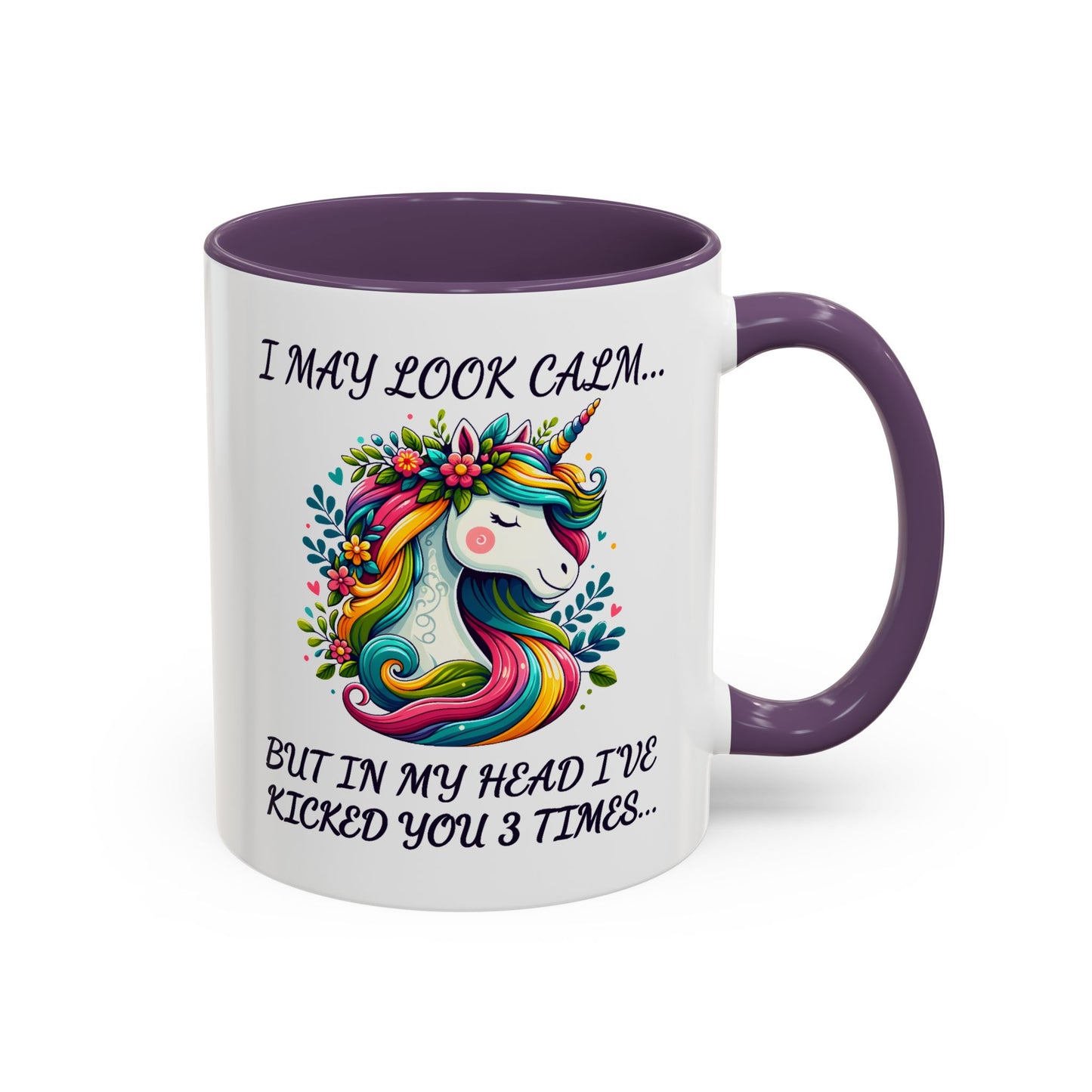 Adult Mug - I may Look Calm Unicorn