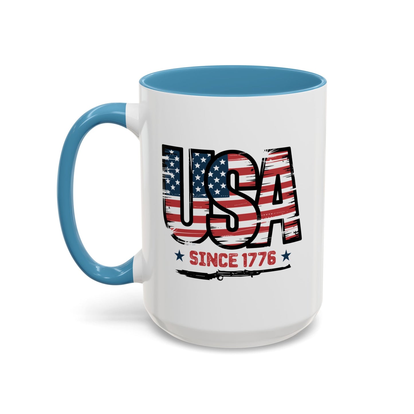 4th of July Mug - USA Since 1776 Gun