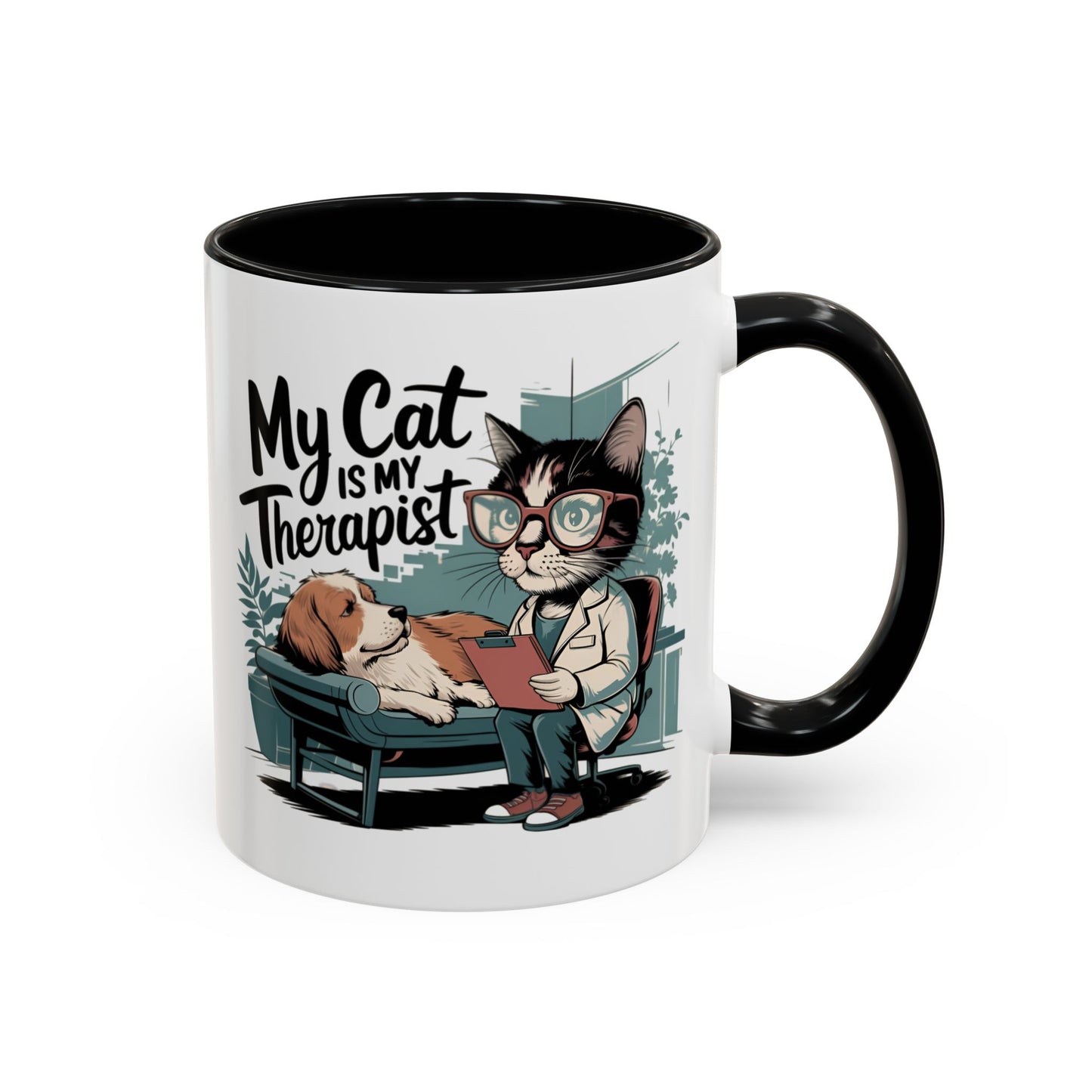 Animal Mug - My Cat Is My Therapist