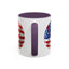 4th of July Mug - Baseball American Flag