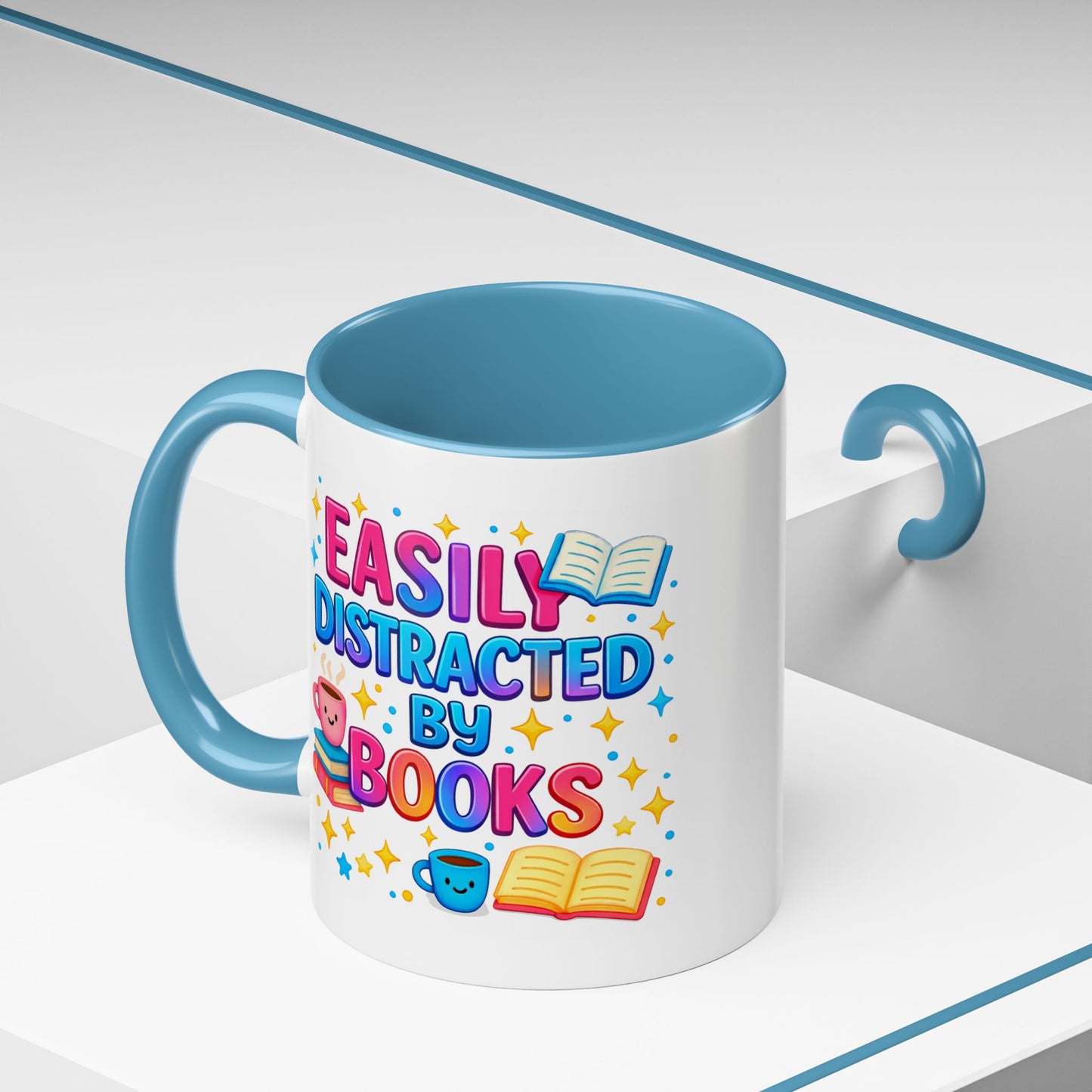 Humor Mug - Easily Distracted By Books