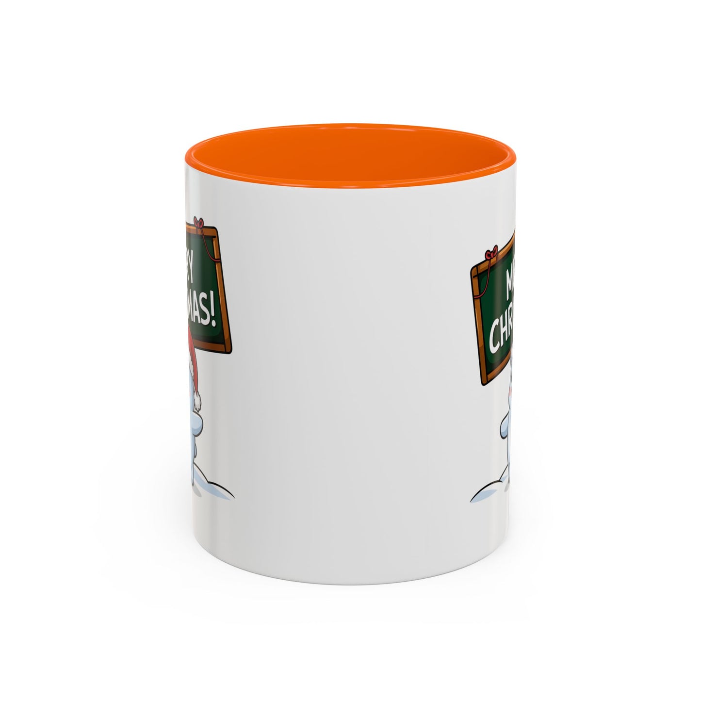 Christmas Mug - Merry Christmas White Text Seal Pup