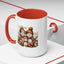 Christmas Mug - Gold Snowman Family
