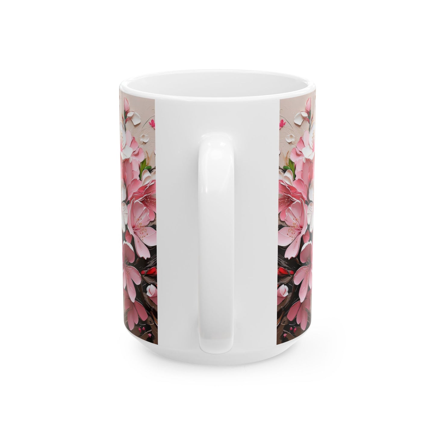Artistic Mug - Cherry Blossom Oil Painting