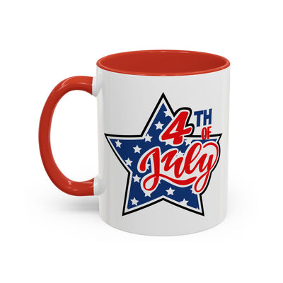 4th of July Mug - 4th of July Star Flag