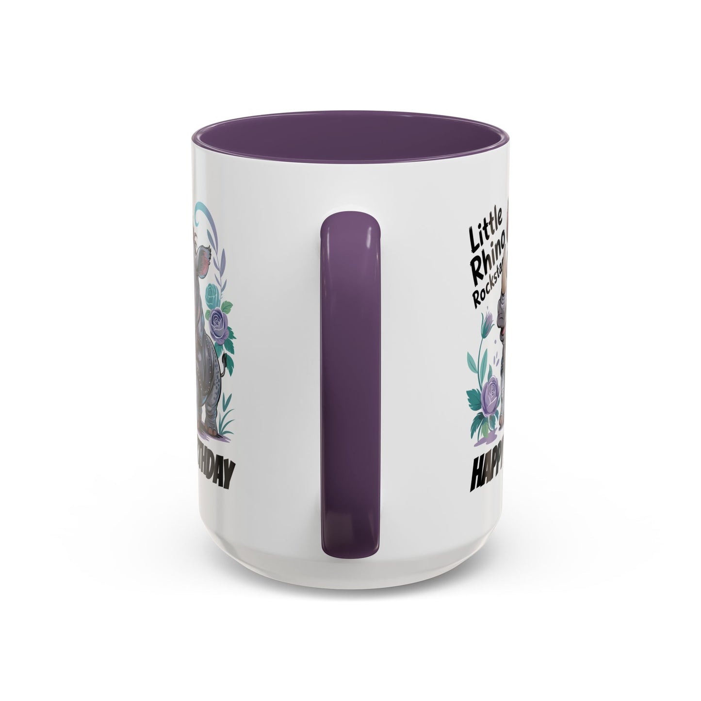 Birthday Mug - Happy Birthday Little Rhino Rockstar