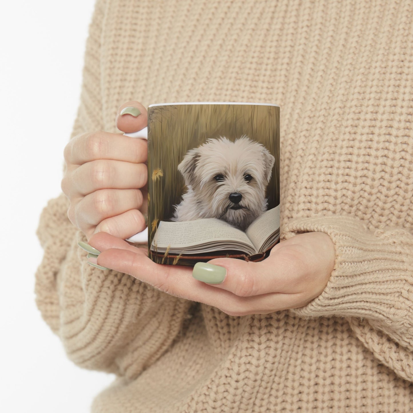 Artistic Mug - Felted Dog 2