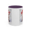 Christmas Mug - Merry Christmas Red Text Puppy Green & Red Top