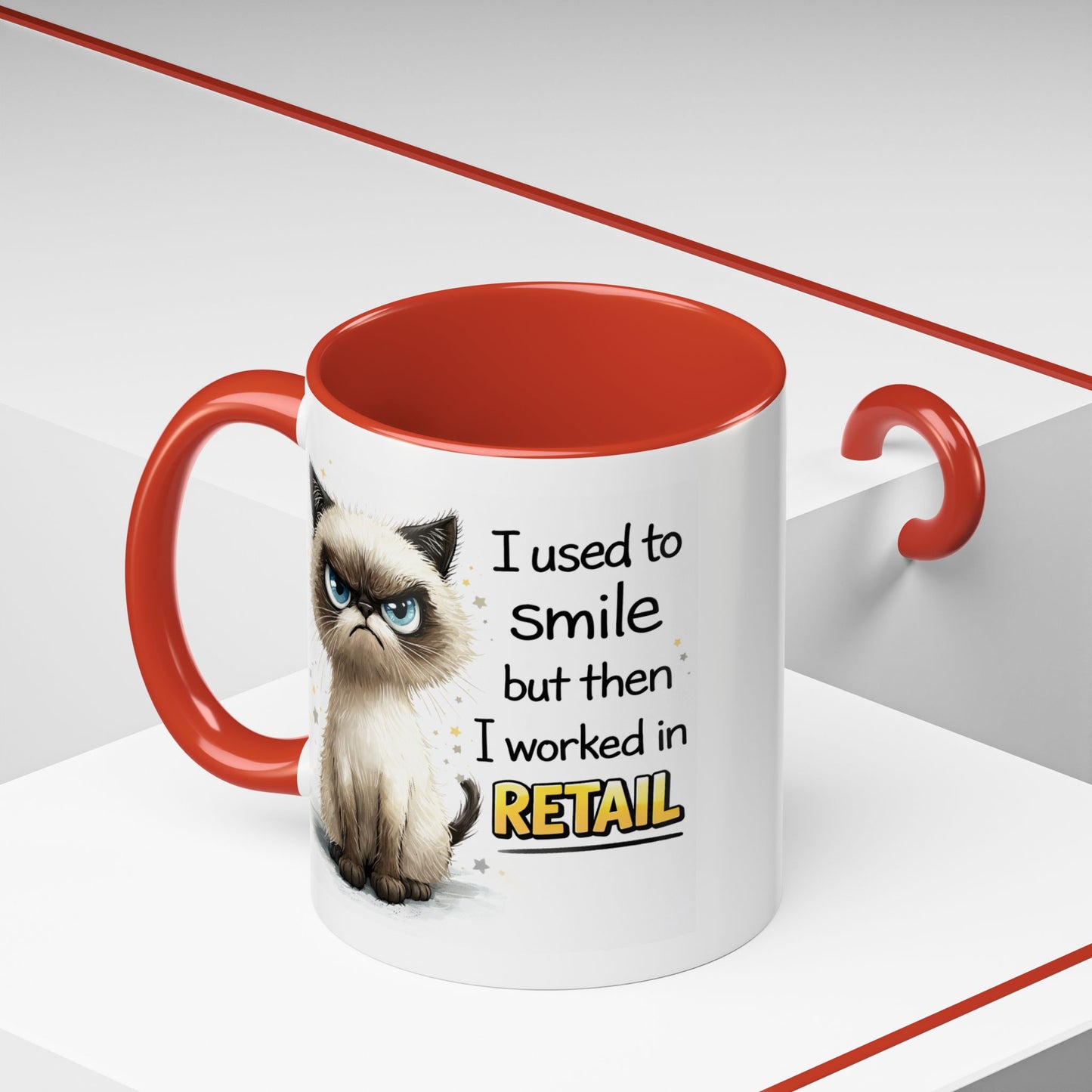 Humor Mug - I Used To Smile