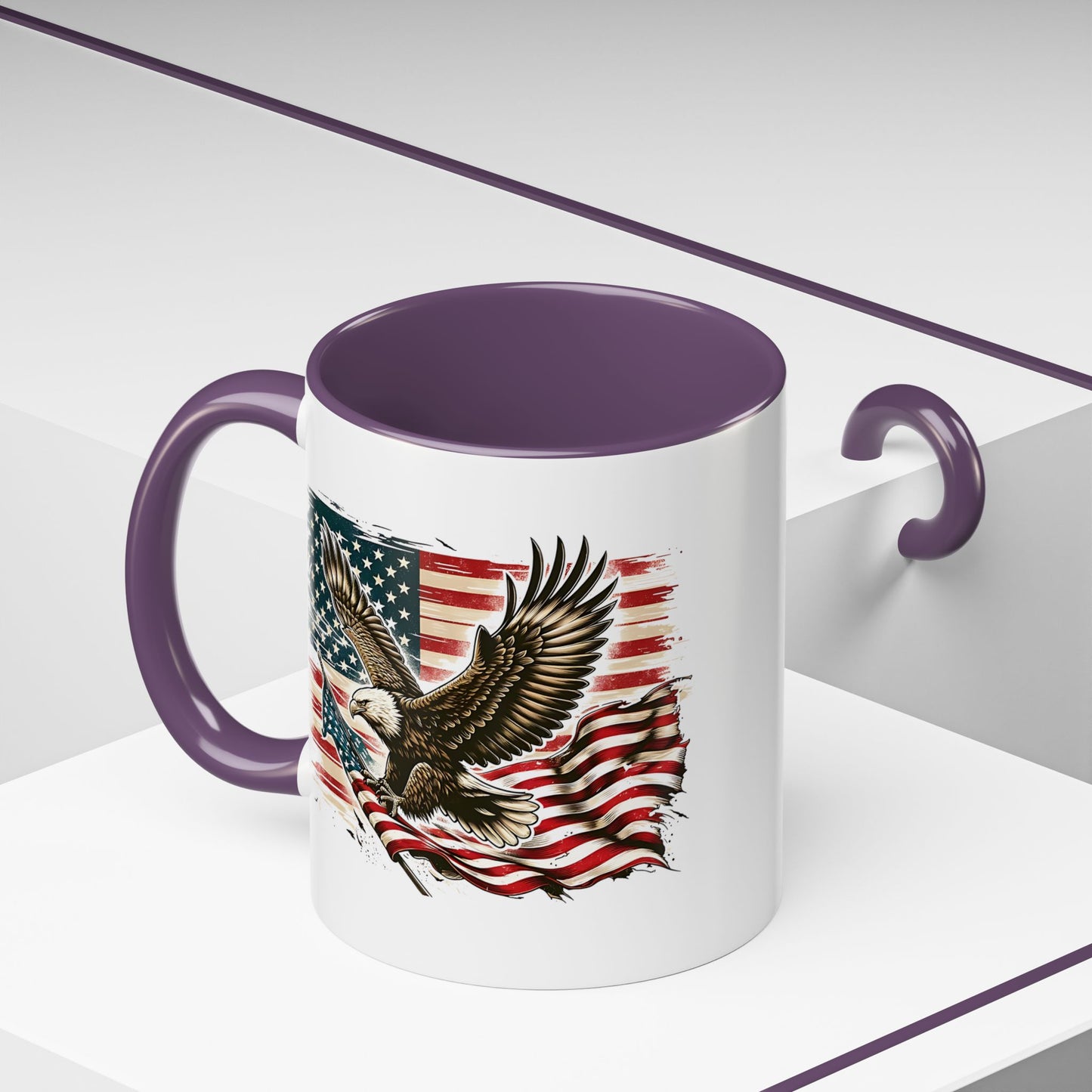 4th of July Mug - American Bald Eagle Flag 9