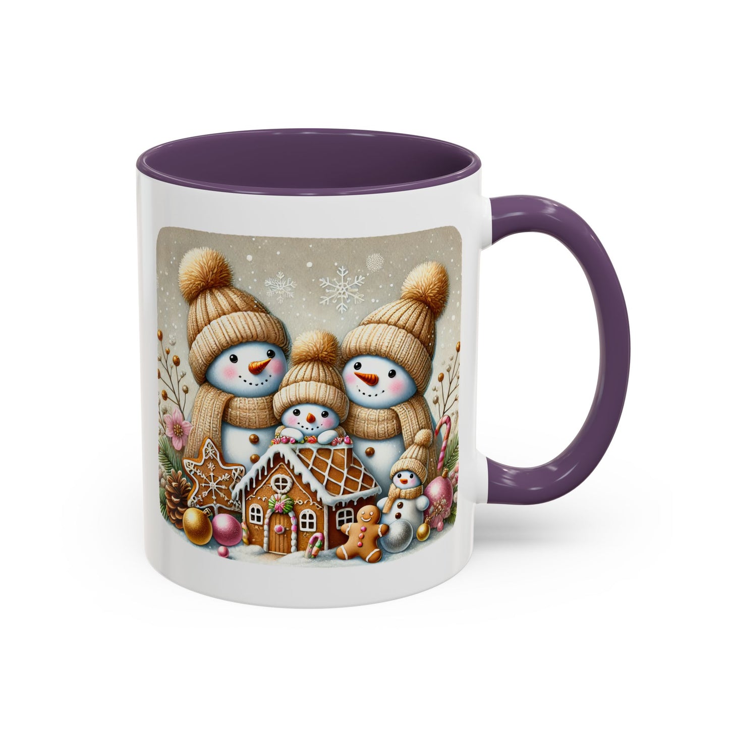 Christmas Mug - Gingerbread Snowman Family 2