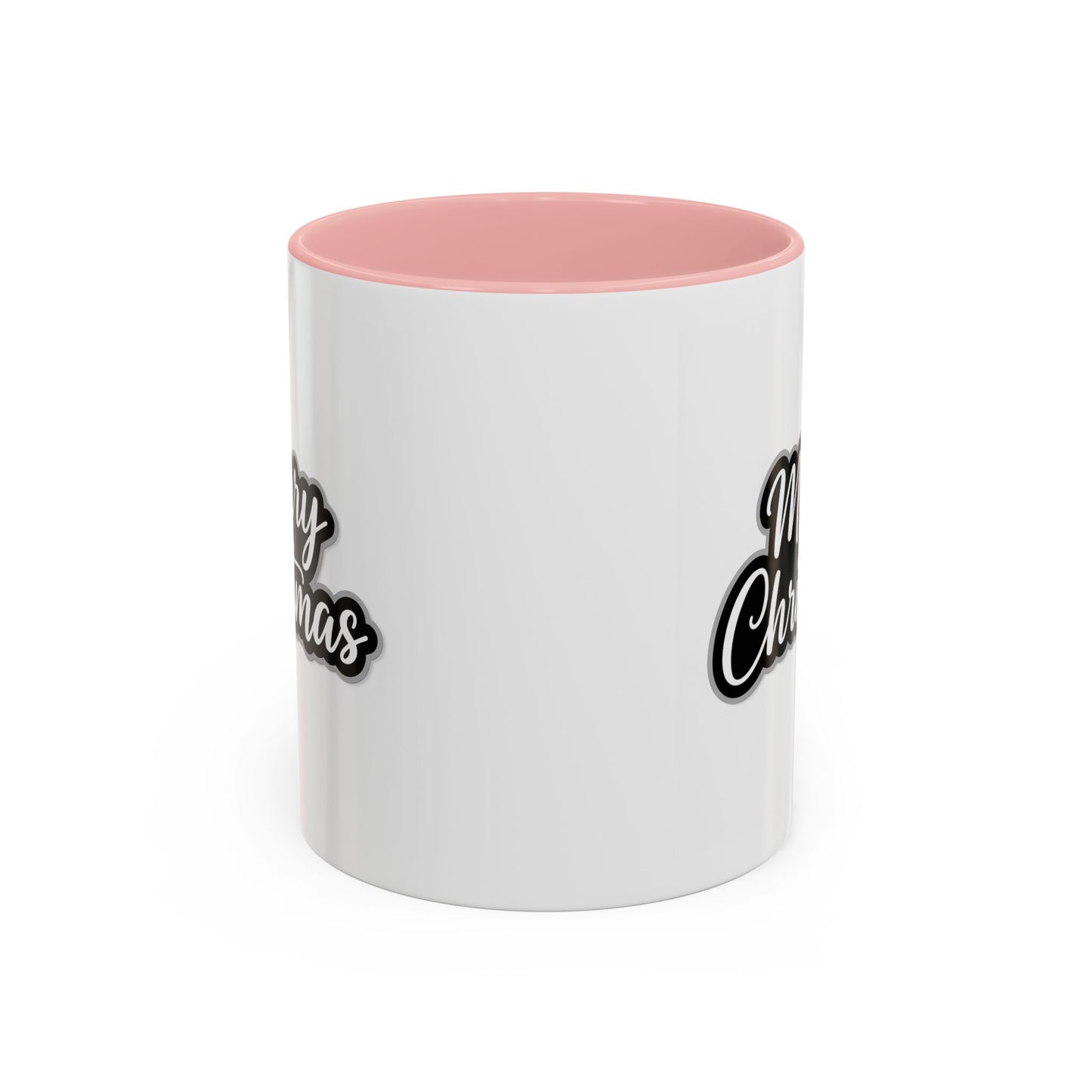 Christmas Mug - Merry Christmas White Black & Grey Text