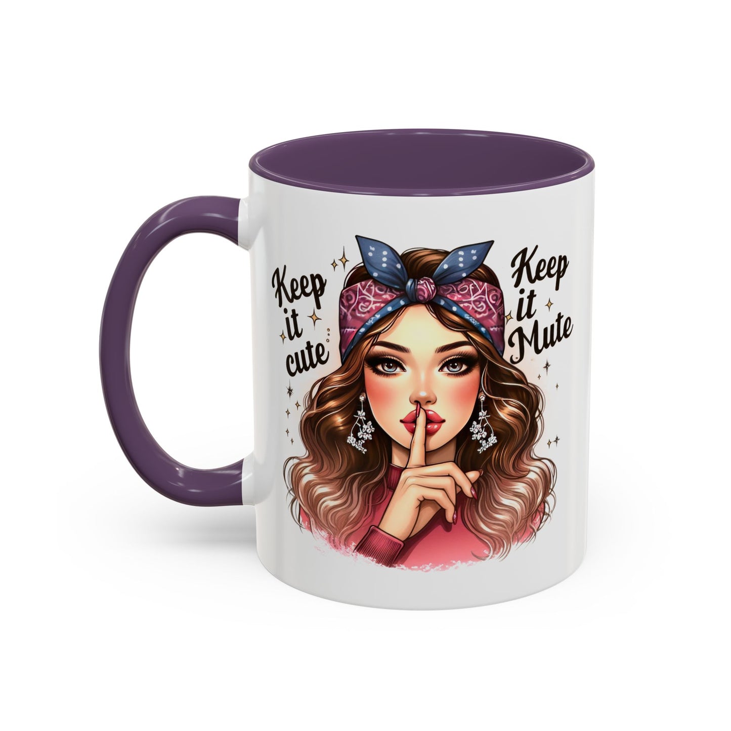Humor Mug - Keep It Cute Keep It Mute