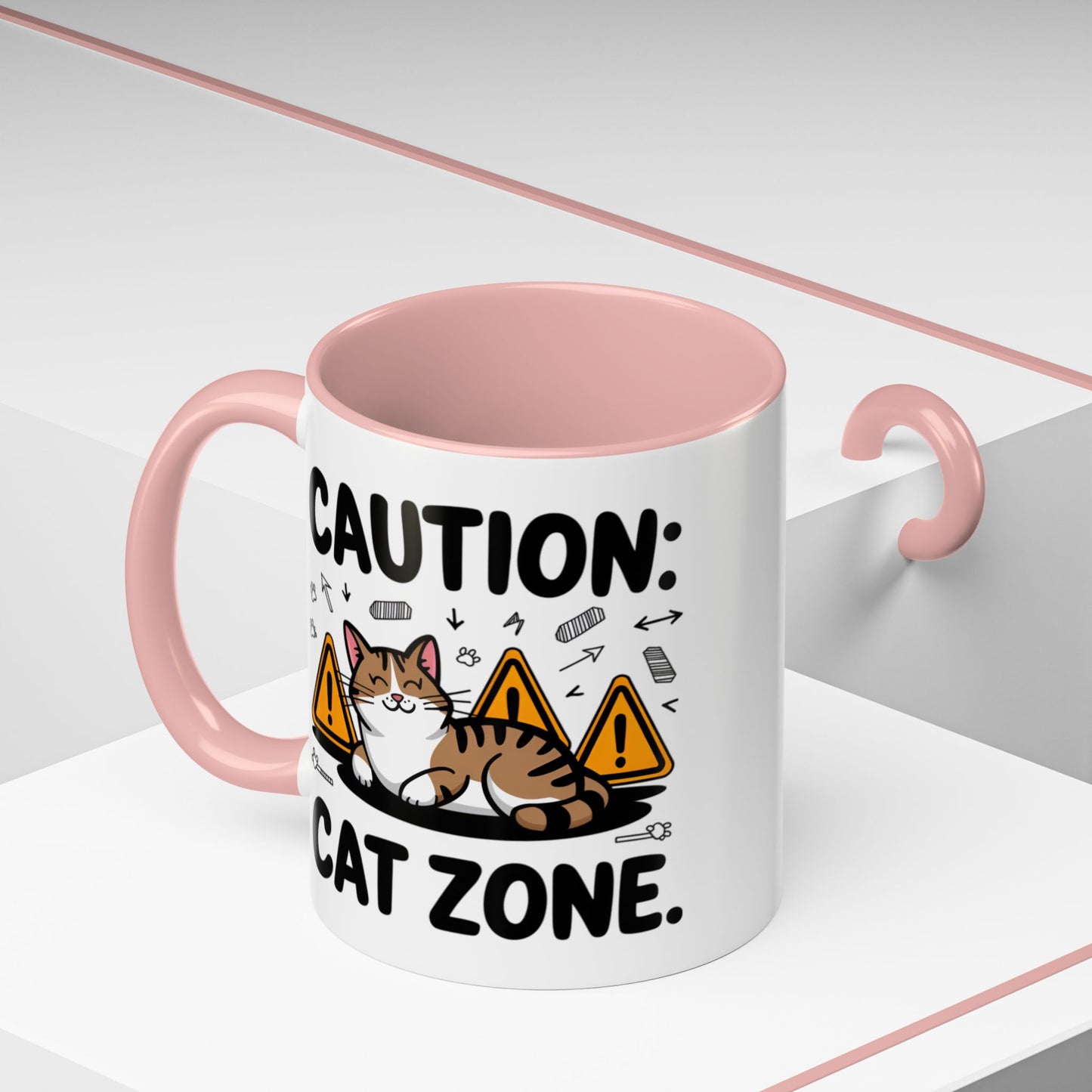 Animal Mug - Caution: Cat Zone