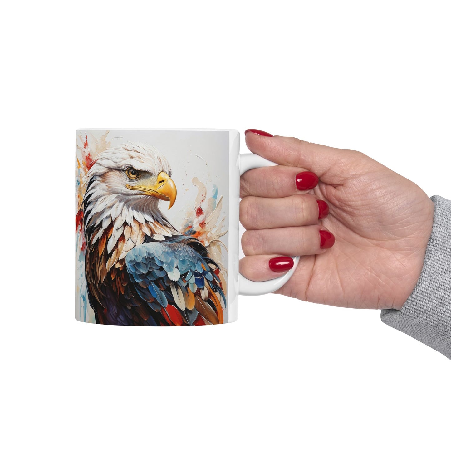 Artistic Mug - Eagle Oil Painting