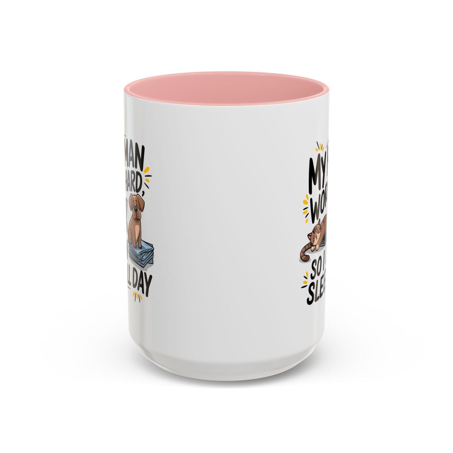 Animal Mug - My Human Works Hard