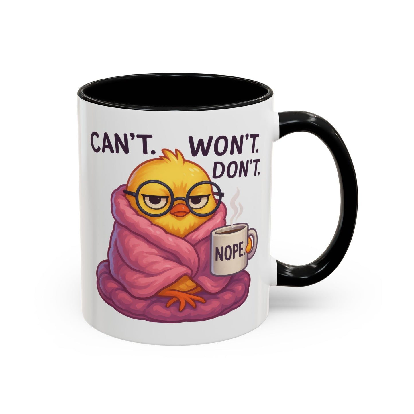 Office Mug - Can't Won't Don't