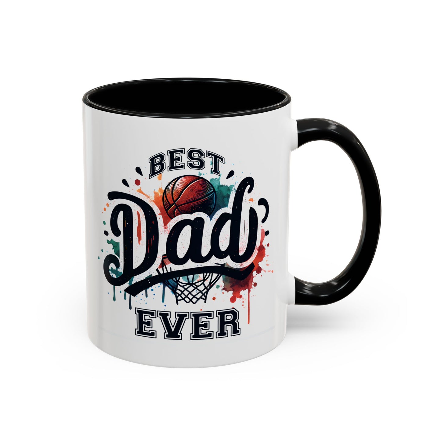 Father's Day Mug - Best Dad Ever Basketball