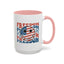 4th of July Mug - Freedom Smiley Face