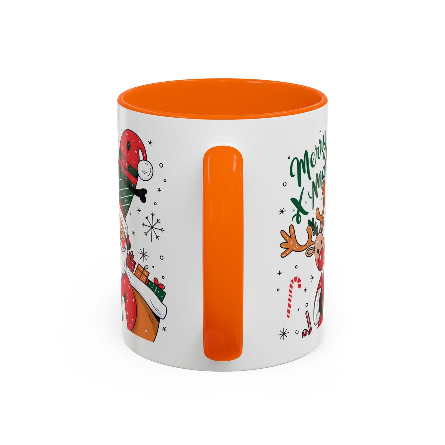 Christmas Mug - Merry Xmas Santa Reindeer