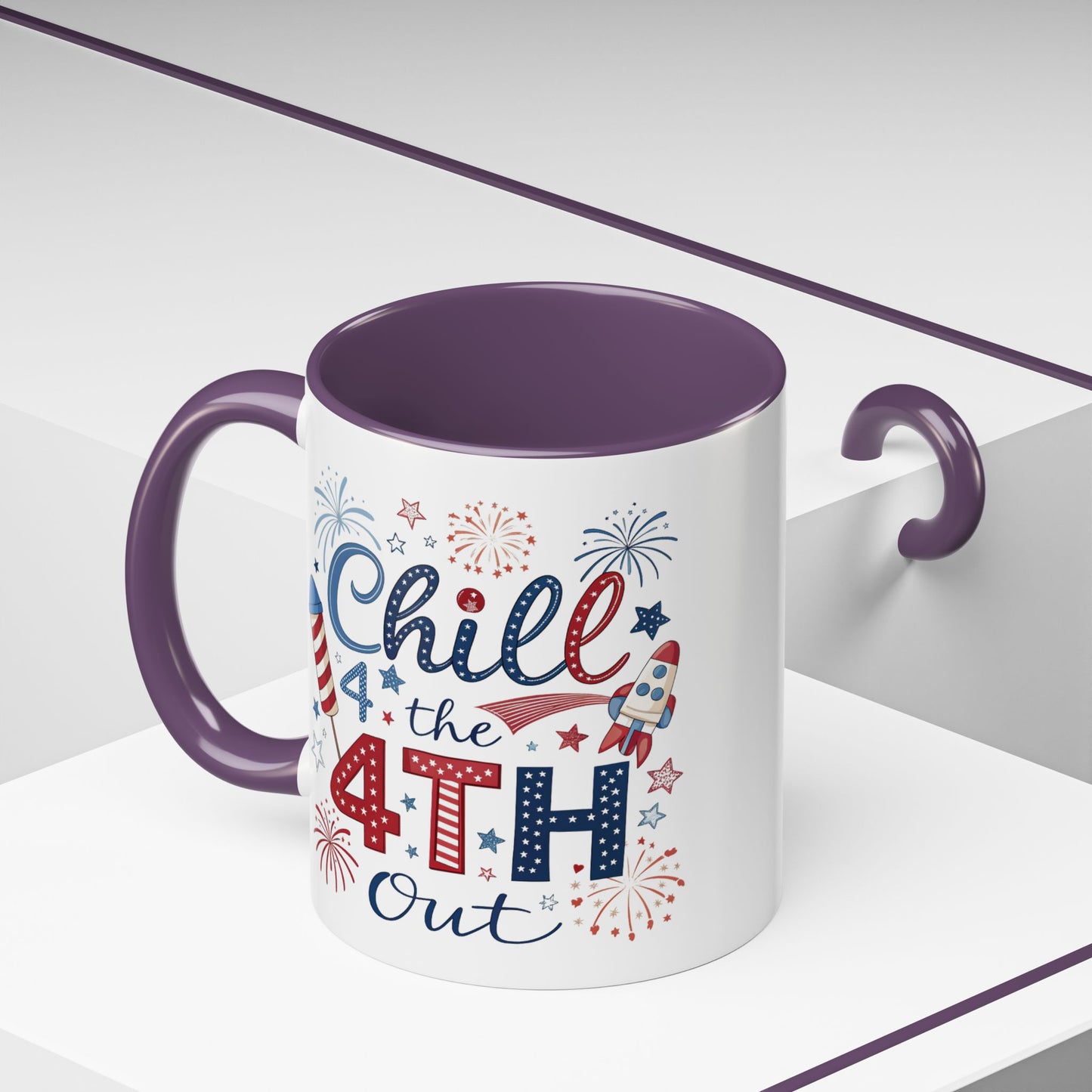 4th of July Mug - Chill the 4th Out Celebrations