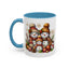 Christmas Mug - Gold Snowman Family