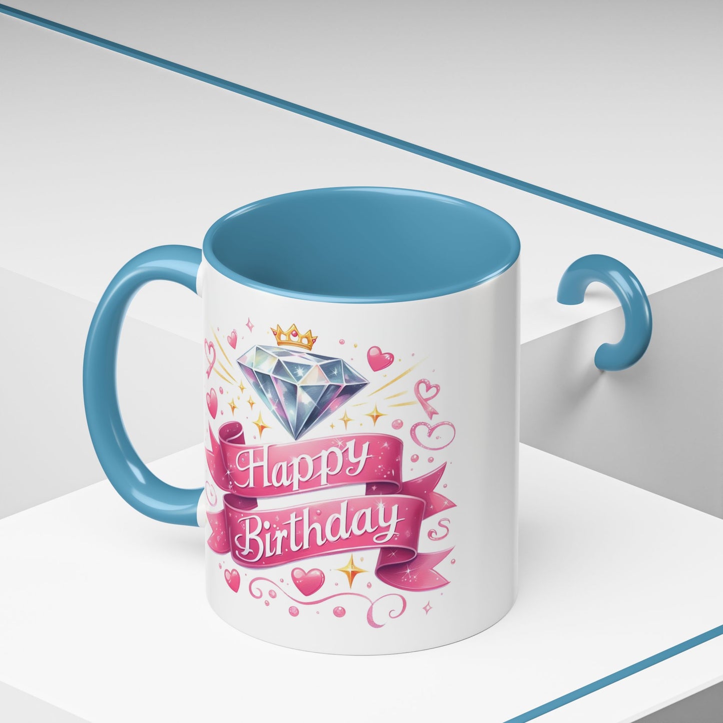 Birthday Mug - Diamond Crown