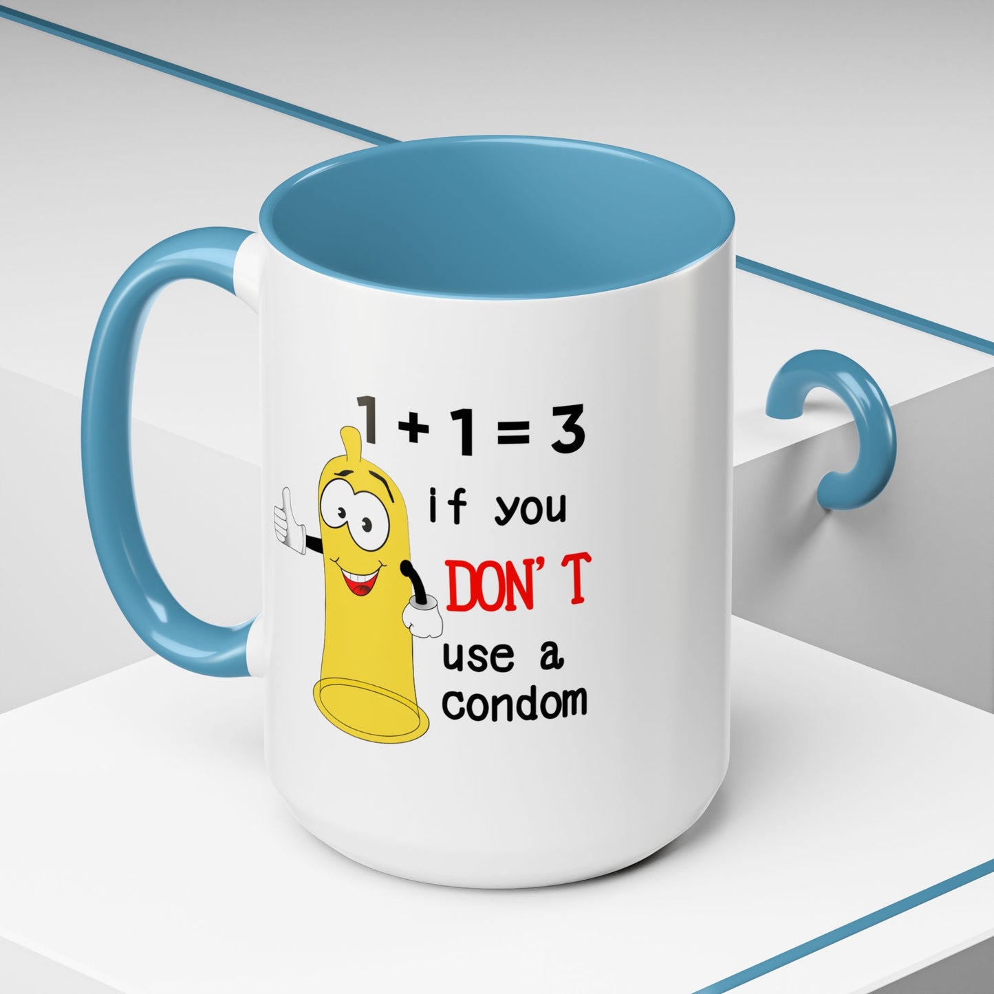 Adult Mug - One Plus One Equals Three