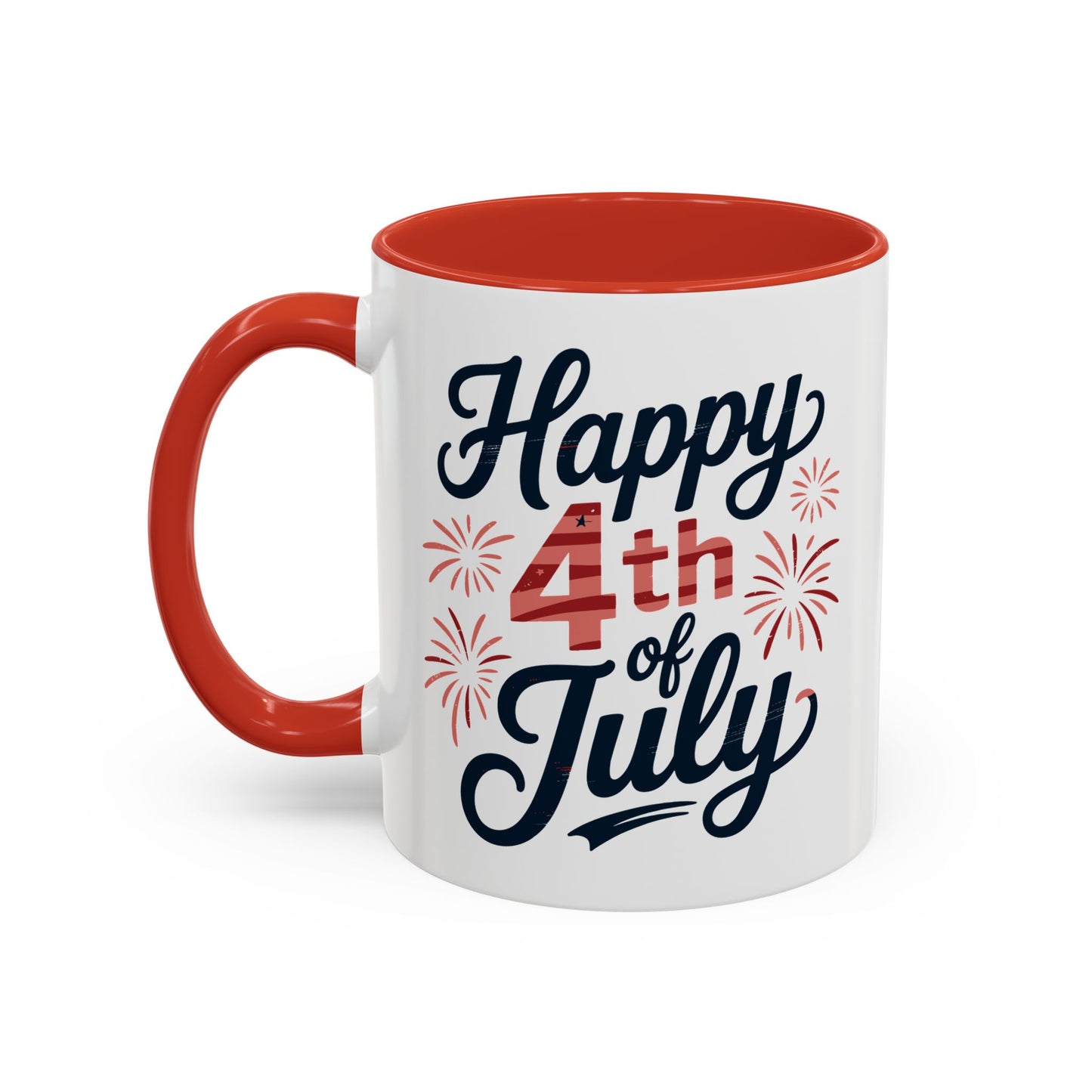 4th of July Mug - Happy 4th of July Fireworks