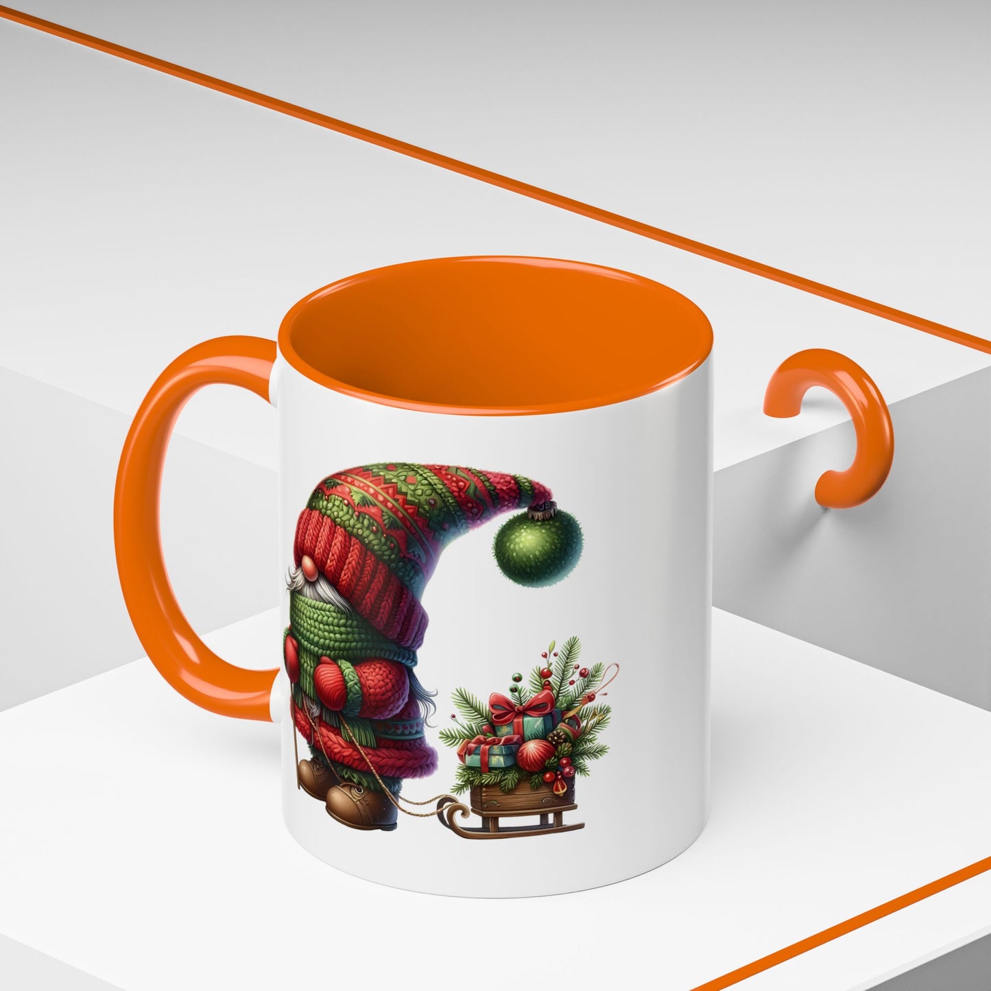 Christmas Mug - Gone with Miniature Sleigh