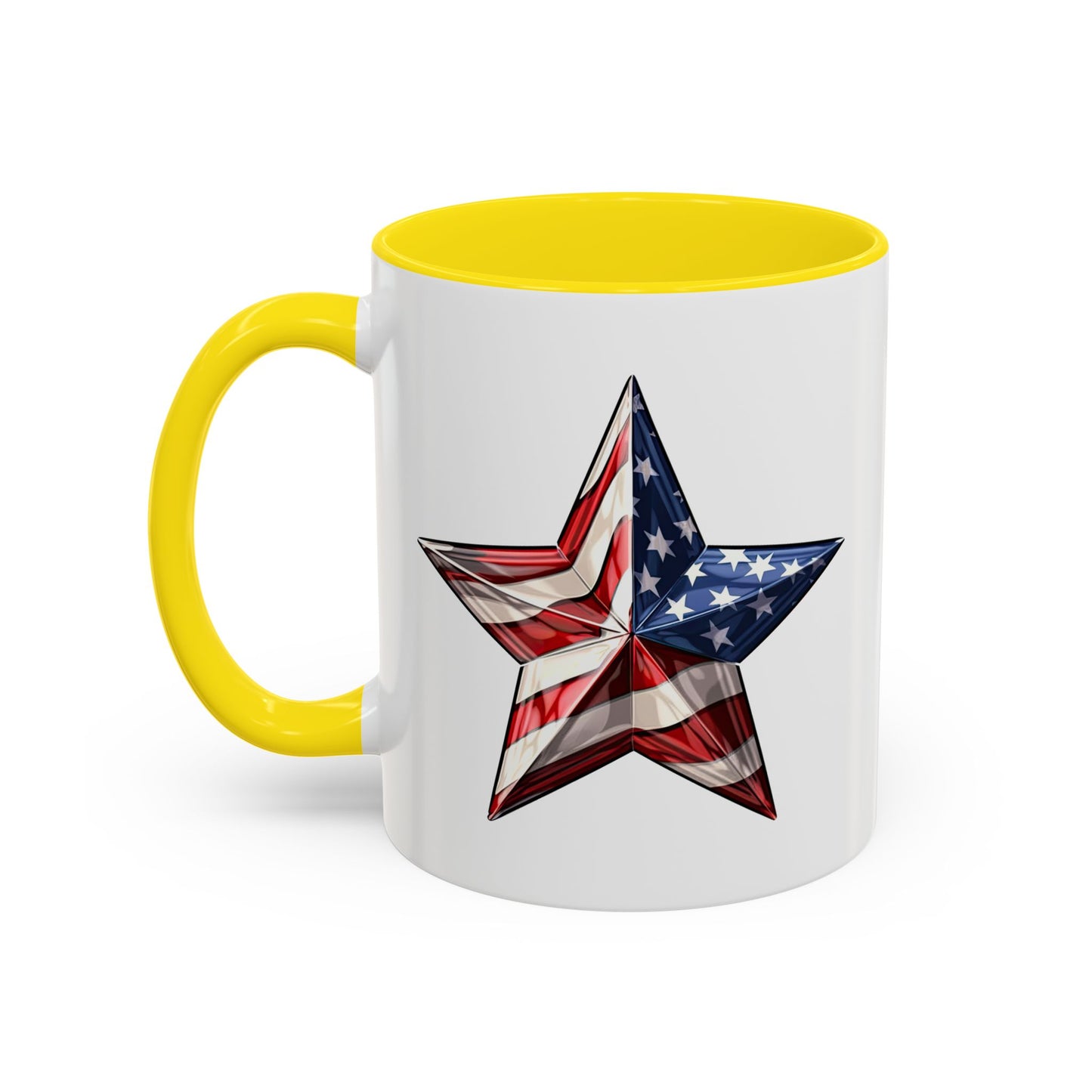 4th of July Mug - American Flag Star 3