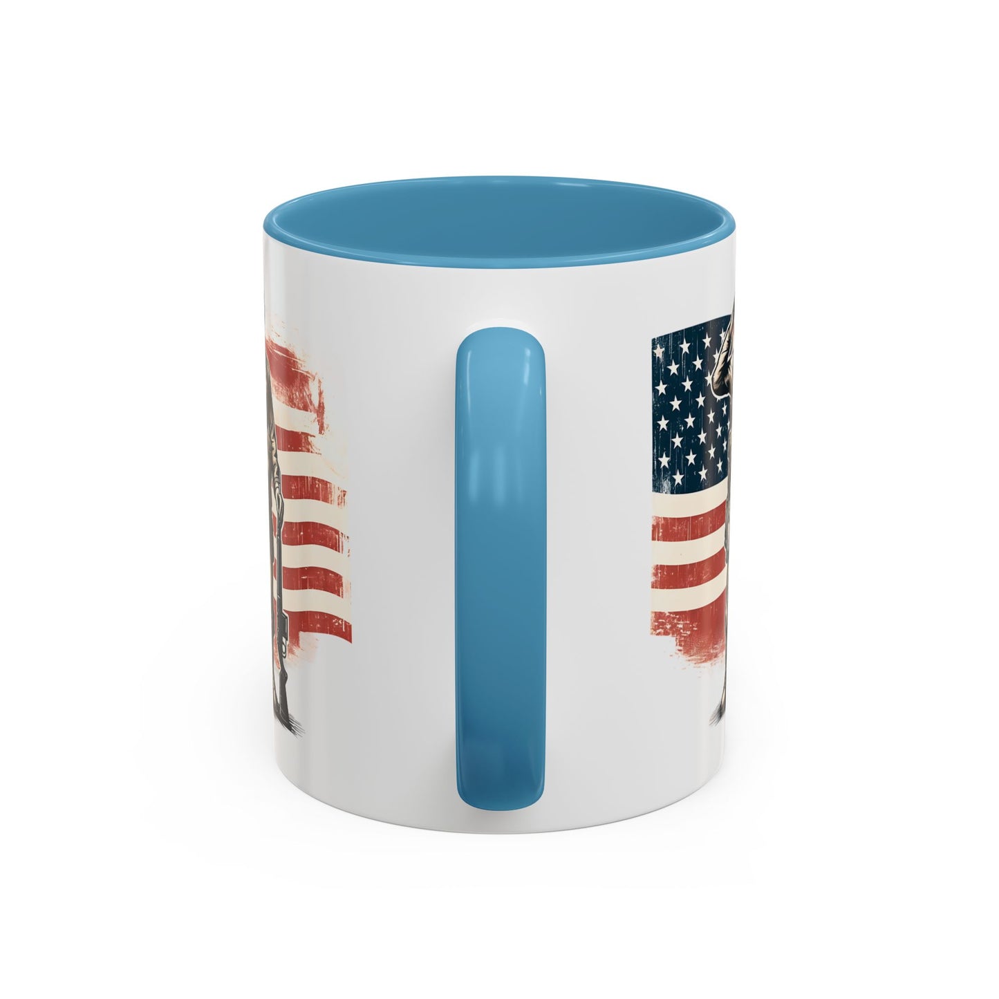 4th of July Mug - American Soldier Flag