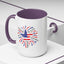 4th of July Mug - Star Flag Fireworks