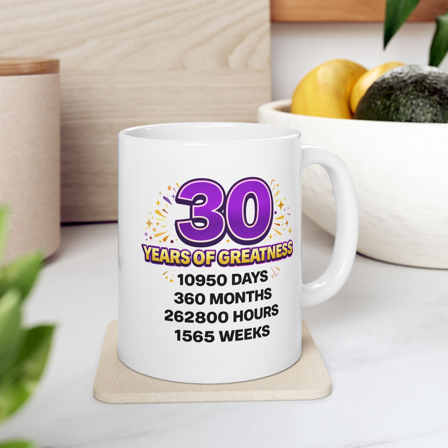 Birthday Mug - 30 Years of Greatness