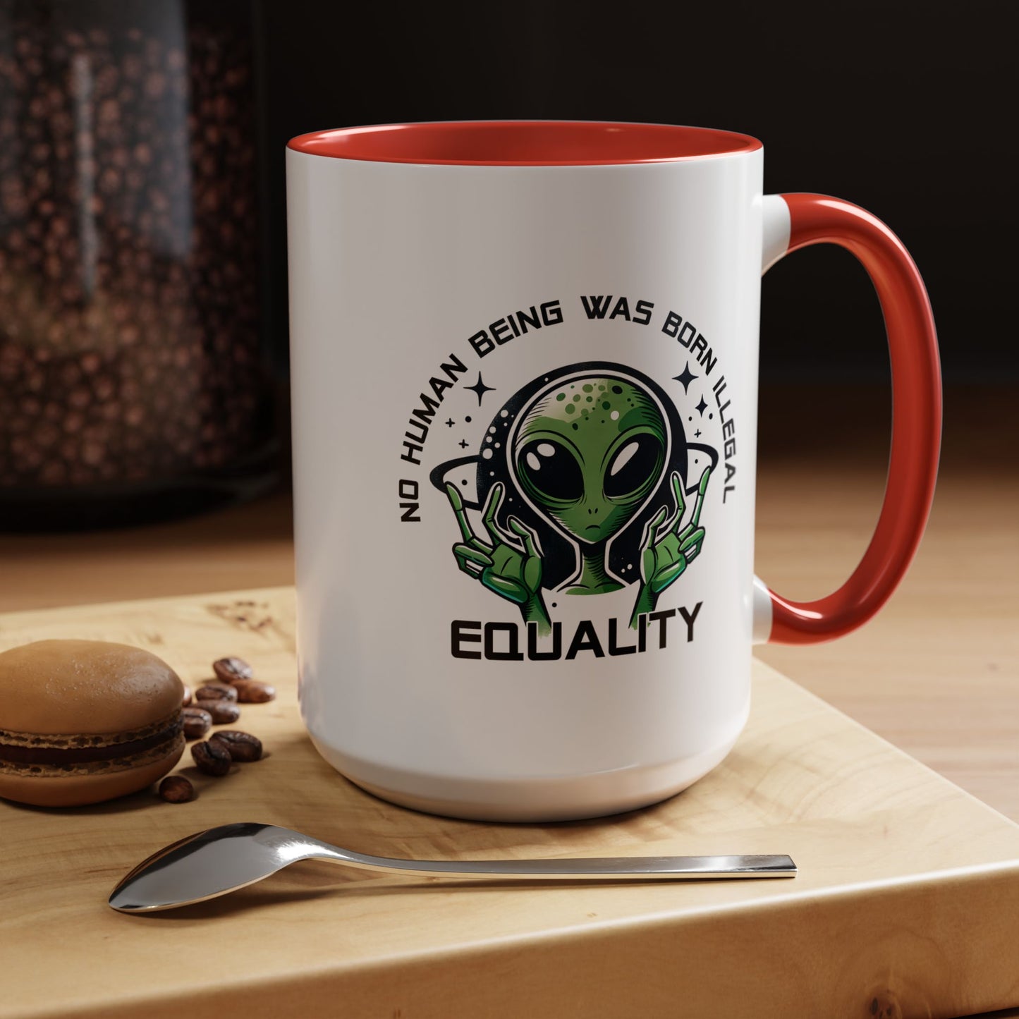 Alien Mug - No Human Being