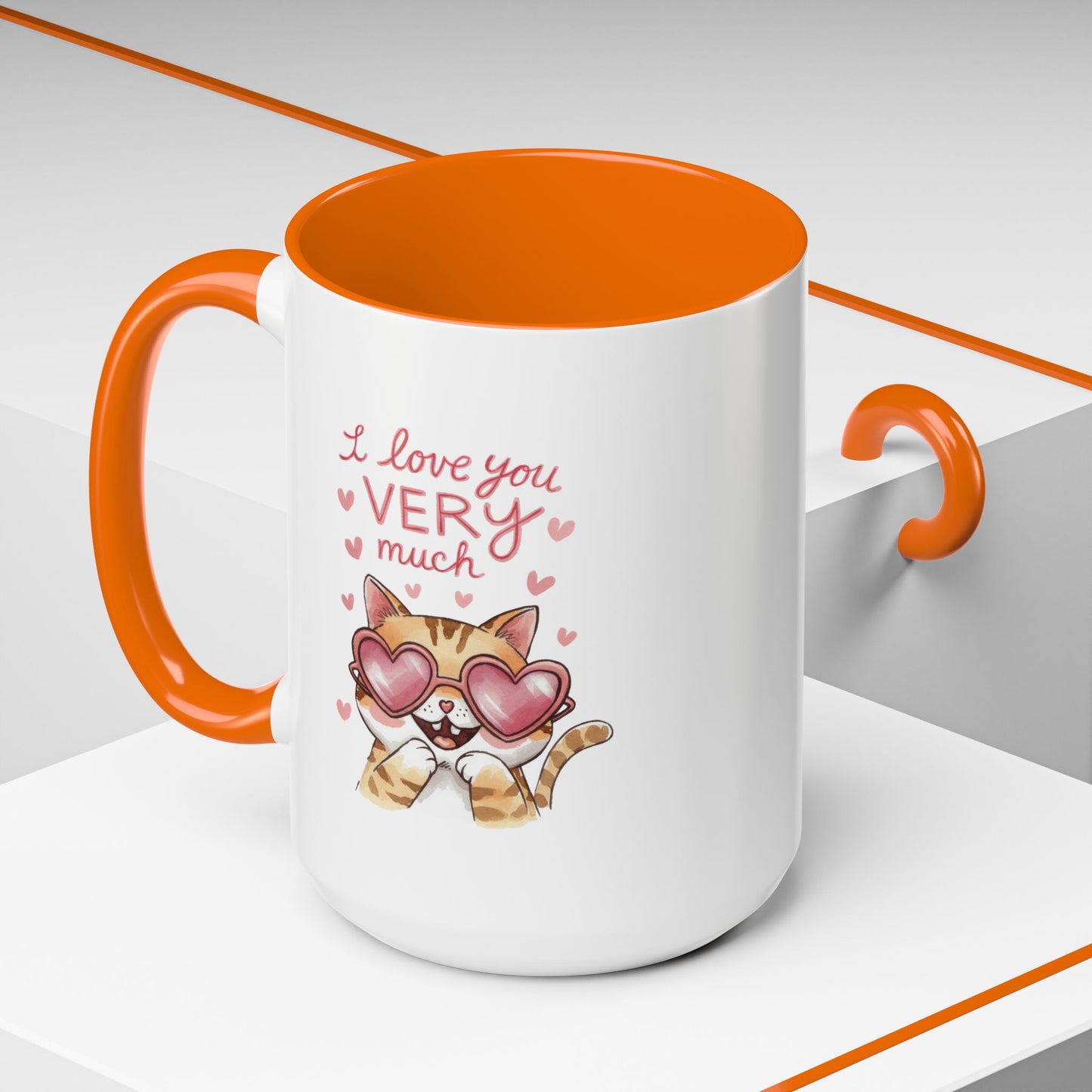 Valentine's Day Mug - I Love You Cat