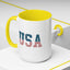 4th of July Mug - USA American Flag