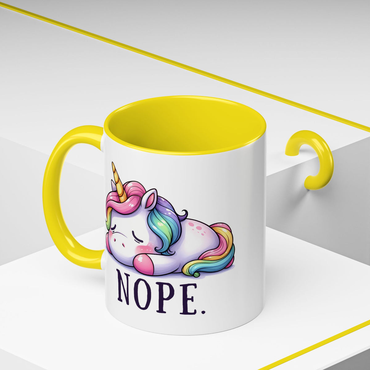 Humor Mug - Nope Unicorn