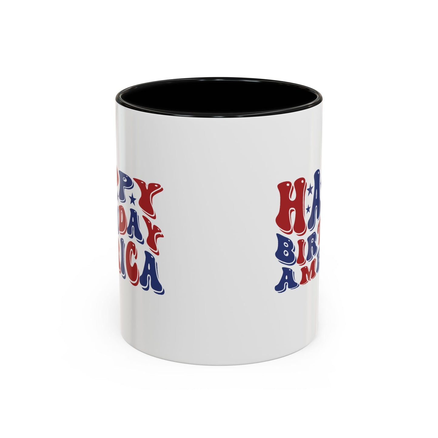 4th of July Mug - Happy Birthday America Retro