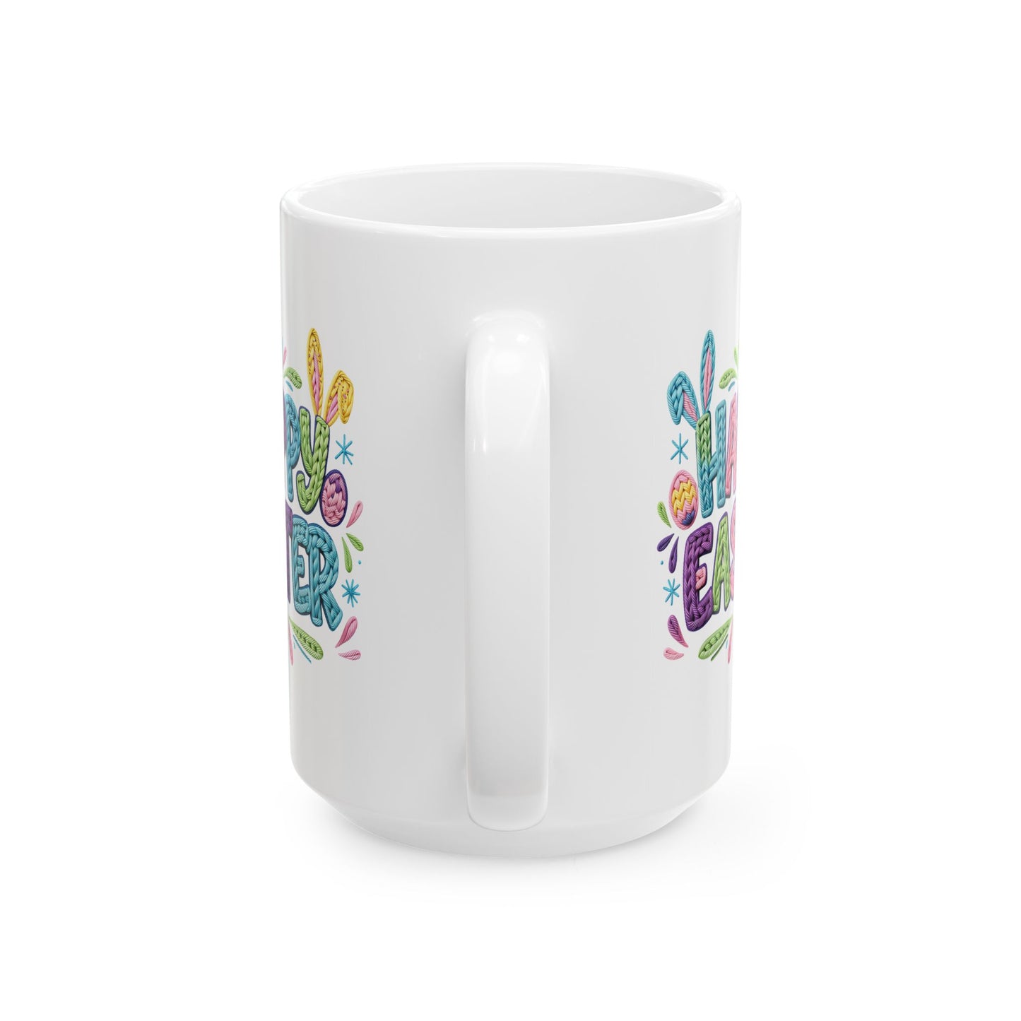 Easter Mug - Faux Yarn Easter