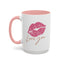 Valentine's Day Mug - Love You Lips Kiss
