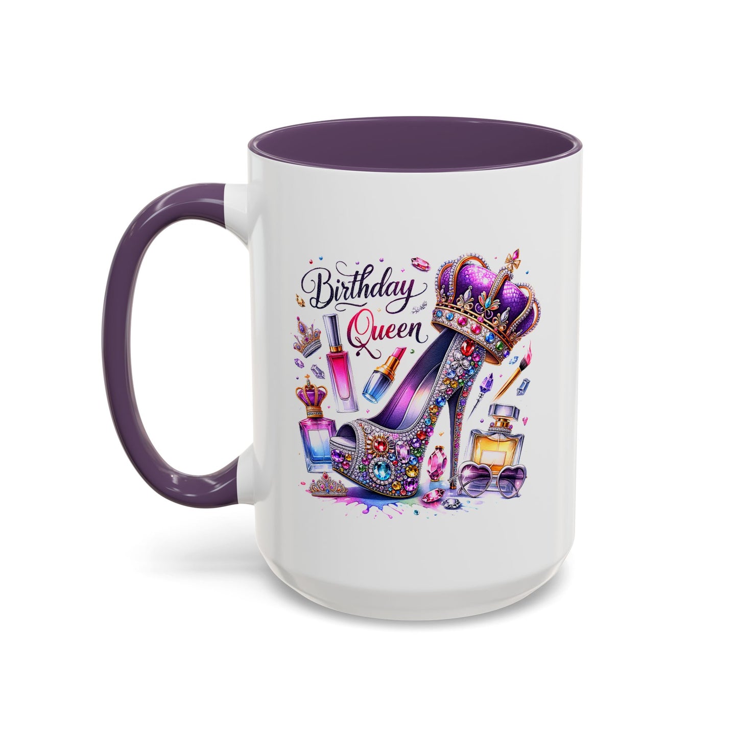 Birthday Mug - Birthday Queen Glitter