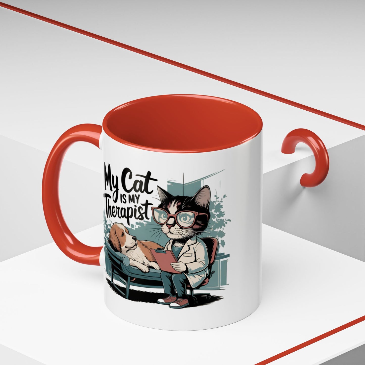 Animal Mug - My Cat Is My Therapist