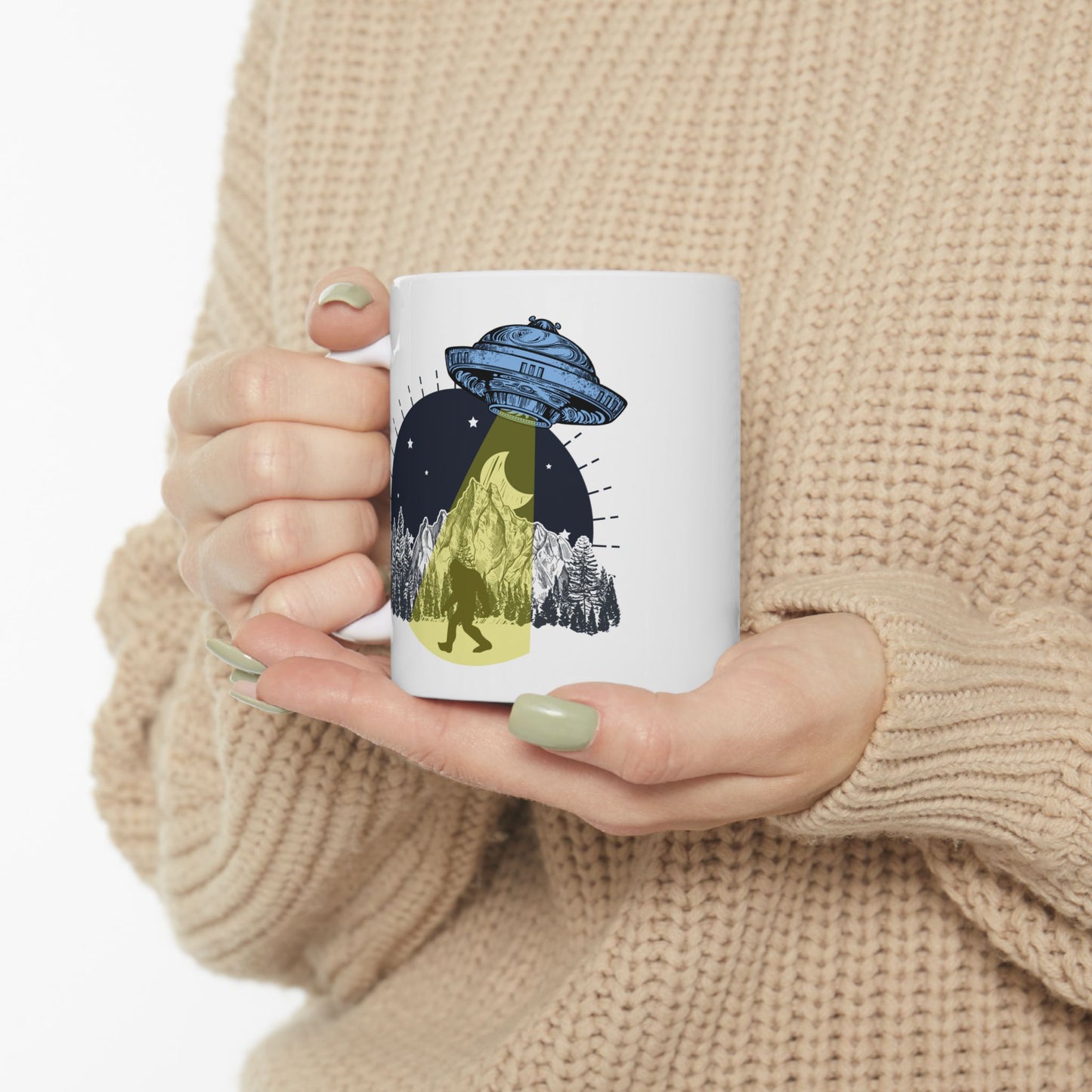 Alien Mug - Bigfoot Ufo