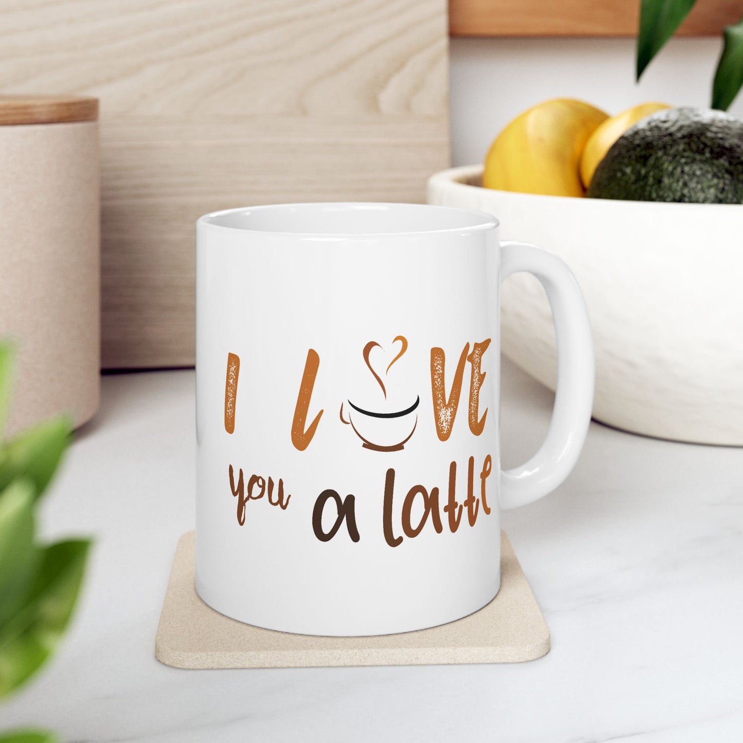 Valentine's Day Mug - I Love You A Latte