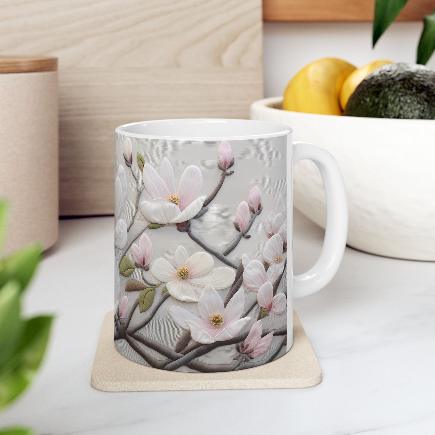 Artistic Mug - Felted Flower 2